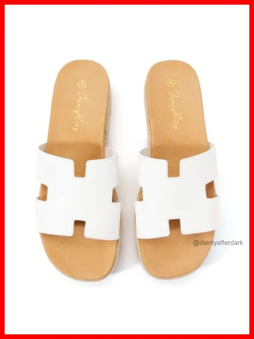 Women's Platform Wedge H-Band Espadrilles Sandals Slip-On Open Toe Beach Summer